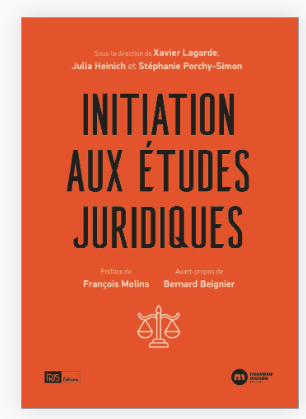 Manuel d'initiation aux études juridiques